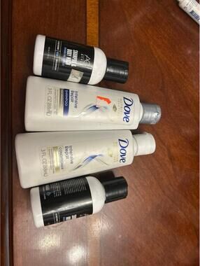 Dove ag style conditioner shampoo travel size sample lot